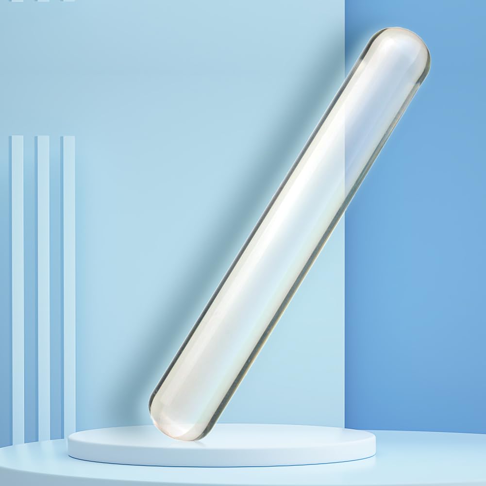 Glass Anal Butt Plug ex Toys Transparent Smooth Anal Plug Adult Toys Anal Trainer Buttplug Anal Dildo for Women Men Couple Crystal Analplug Anal Dilator Sex Toy Anal Expander Training Dildo (S): S