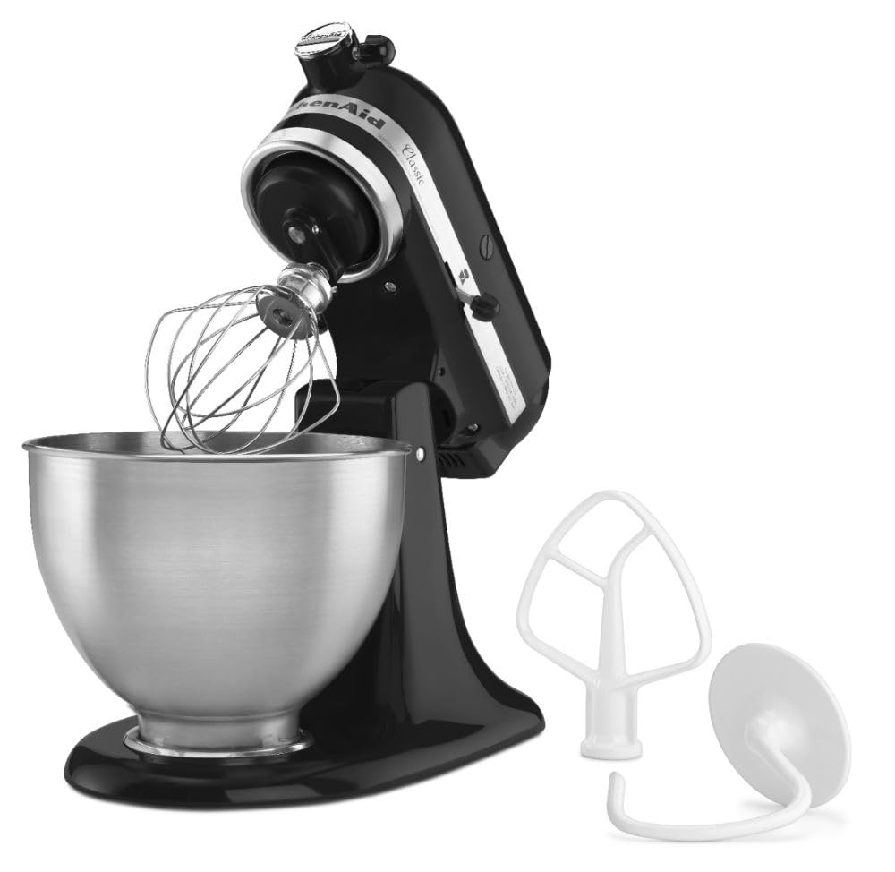 KitchenAid Artisan Series 5 Quart Tilt Head Stand Mixer with Pouring Shield KSM150PS,: KitchenAid Artisan Series 5-Quart Tilt-Head Stand Mixer - KSM150PS, Milkshake & Classic Series 4.5 Quart Tilt-Head Stand Mixer K45SS, Onyx Black