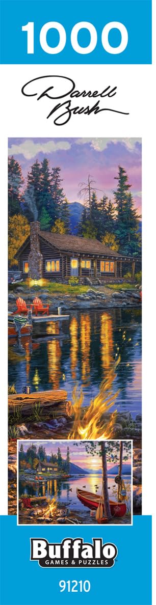 Buffalo Games - Darrell Bush -  - 1000 Piece Jigsaw Puzzle For Adults - Challenging Puzzle Perfect for Game Nights - Finished Size Is 26.75 x 19.75: Canoe Lake