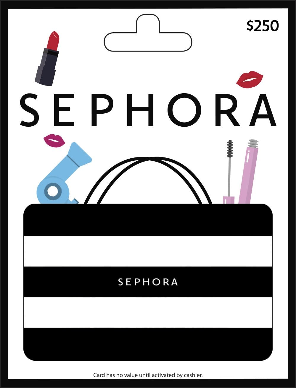 Sephora Gift Card: 250 Classic Black