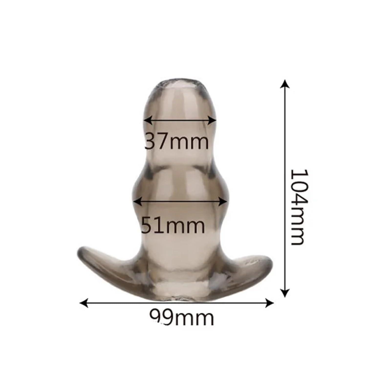Anal Dilator Hollow Insert Anus Butt Plug Anal Plug Sexy Products Prostate Massage (Color : XXL): L