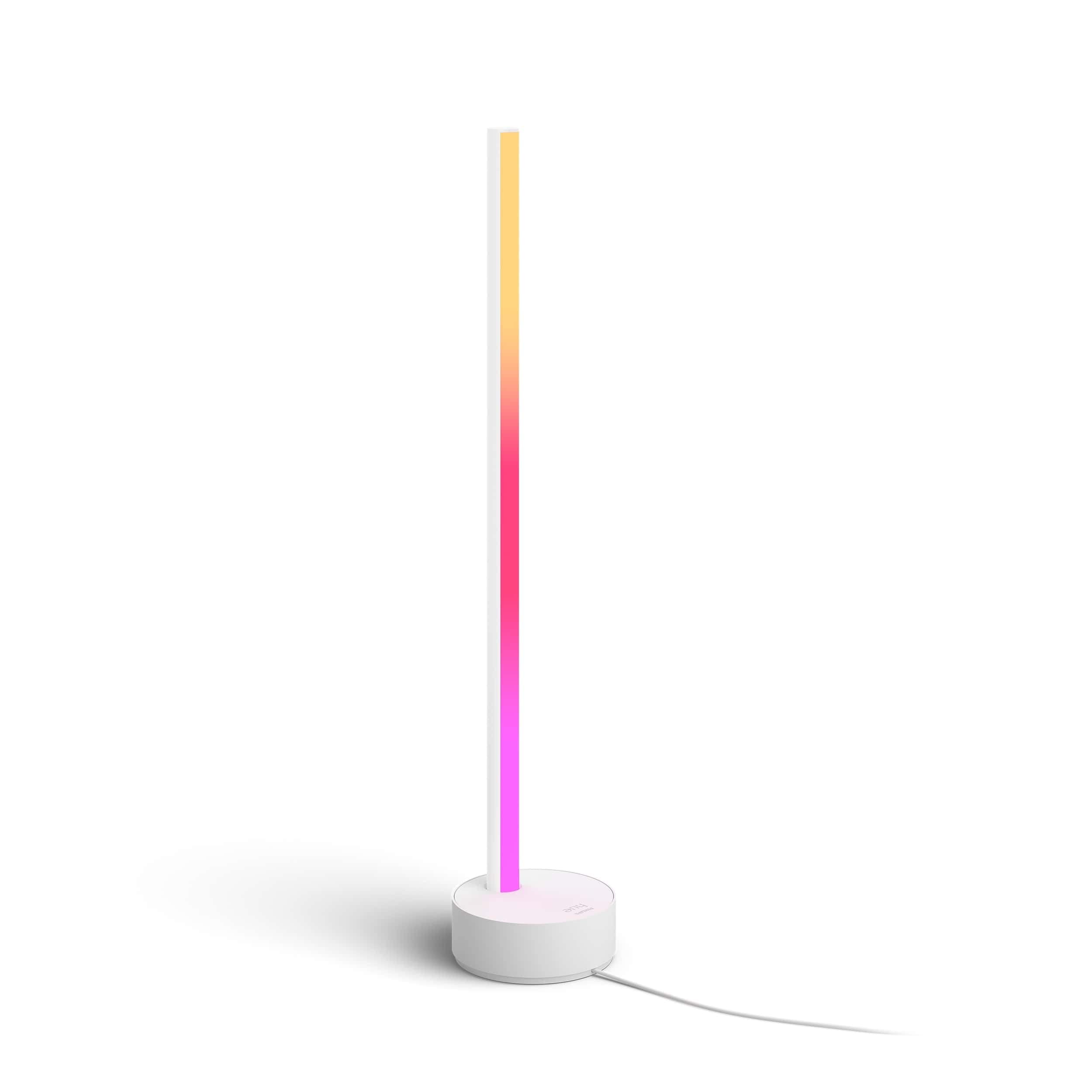 Philips Hue Signe Smart Floor Lamp, Black - White and Color Ambiance LED Color-Changing Light - 1 Pack - Control with Hue App - Compatible with Alexa, Google Assistant, and Apple Homekit