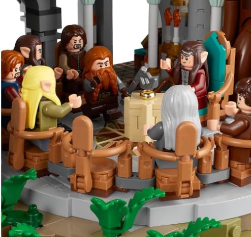 LEGO Icons The Lord of The Rings: Rivendell Building Set - 3D Puzzles for Adults, Ages 18+ - LOTR Bedroom or Home Decor - Gift for Fathers Day - Craft Kit for Fans - 10316: LEGO Icons The Lord of The Rings: Rivendell Building Set - 3D Puzzles for Adults, Ages 18+ - LOTR Bedroom or Home Decor - Gift for Fathers Day - Craft Kit for Fans - 10316