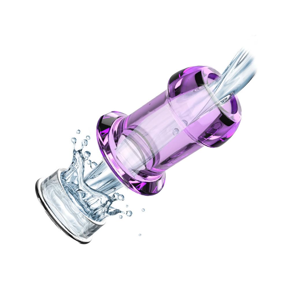 Hollow Tunnel Butt Plug with Matched Stopper Anal Plug Thread Butt Plug Sex Toys, 4PCS Butt Plugs Training Set for Beginners Advanced Users Adult Sex Toy