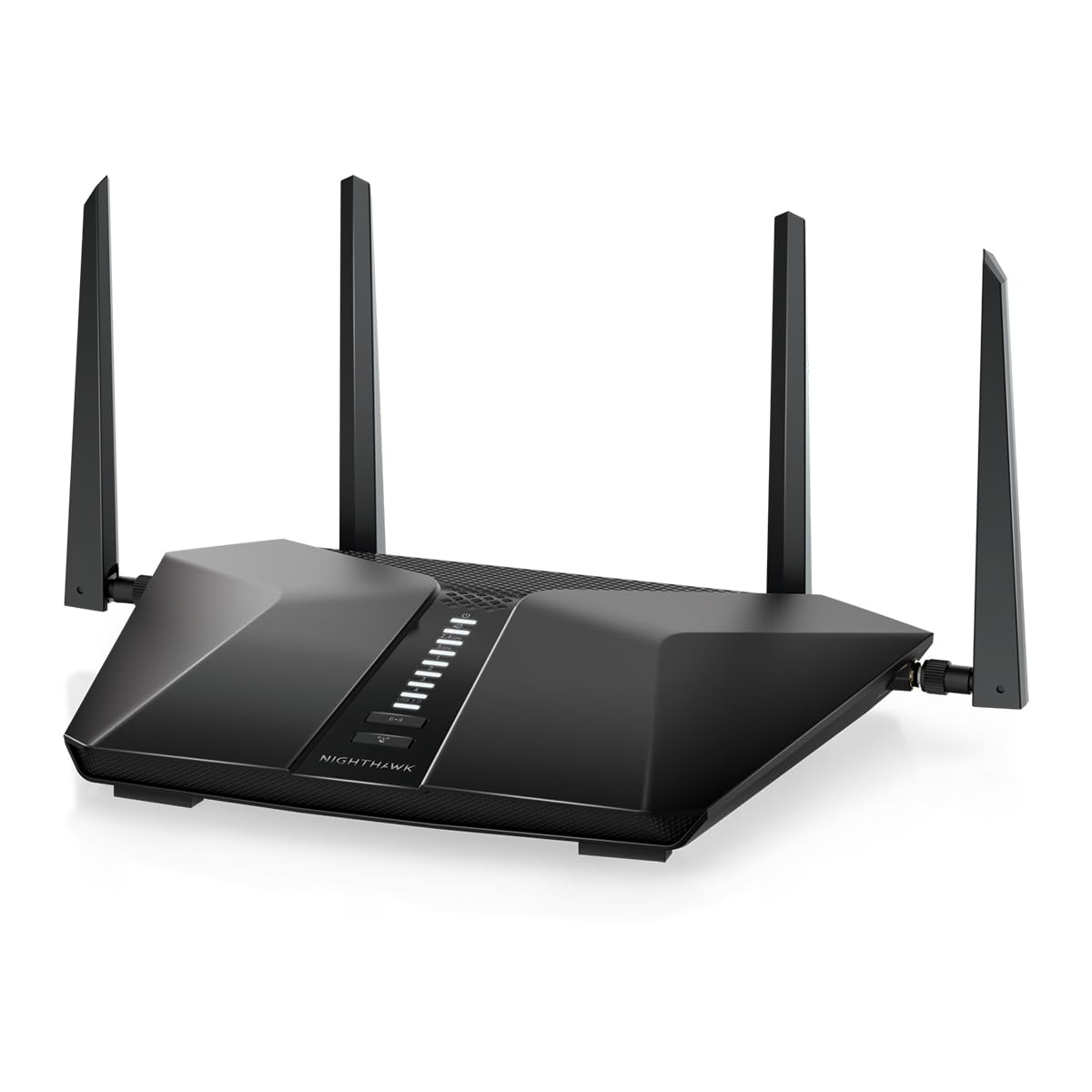 NETGEAR Nighthawk 6-Stream Dual-Band WiFi 6 Router (RAX54S) – Security Features, AX5400 Wireless Speed, Up to 5.4 Gbps, Covers up to 2,500 sq. ft., 25 Devices - 1-Year Armor Subscription Included: WiFi 6, 5.4Gbps