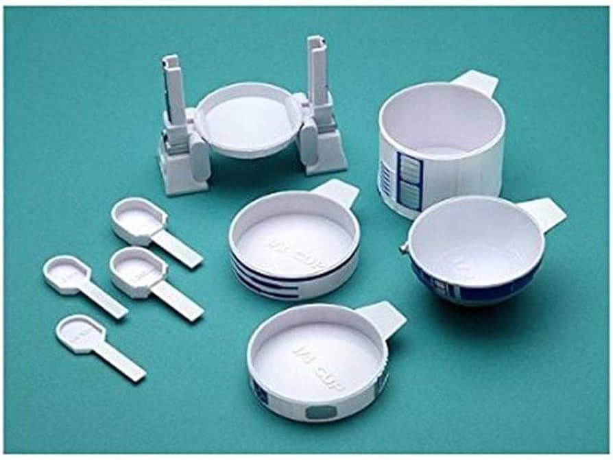 ThinkGeek Star Wars R2-D2 Measuring Cup Set - Body Built from 4 Measuring Cups and Detachable Arms Turn Into Nesting Measuring Spoons - Unique Kitchen Gadget