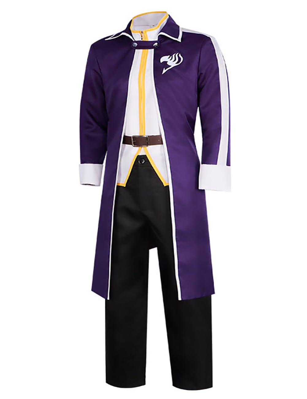 Gray Fullbuster Cosplay Costume Gray Fullbuster Outfit Purple Robe With Wig Halloween