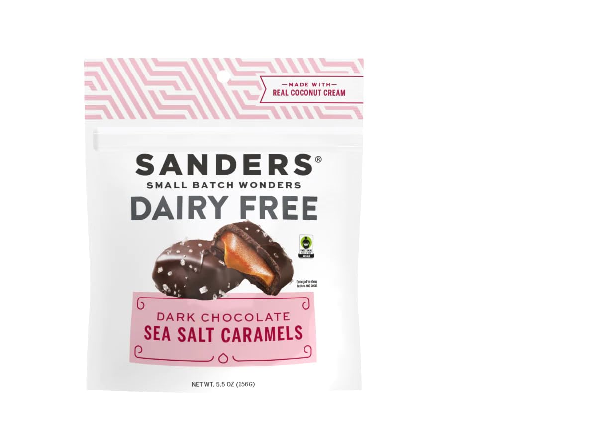 Sanders Caramel Dk Choc Dairy Fr 5.5 OZ: Sanders Caramel Dk Choc Dairy Fr 5.5 OZ