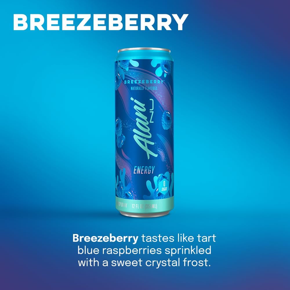 Alani Nu Dream Float Sugar Free, Low Calorie Energy Drinks | 200mg Caffeine | Pre Workout Performance with Antioxidants | Biotin B Vitamins | Zero Sugar | 15 Calories or Less | 12 Fl Oz Cans (24 Pack) - Image 6