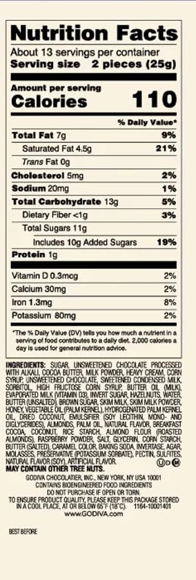 Godiva Belgium Goldmark Assorted Chocolate 10.9 OZ thumbnail 4