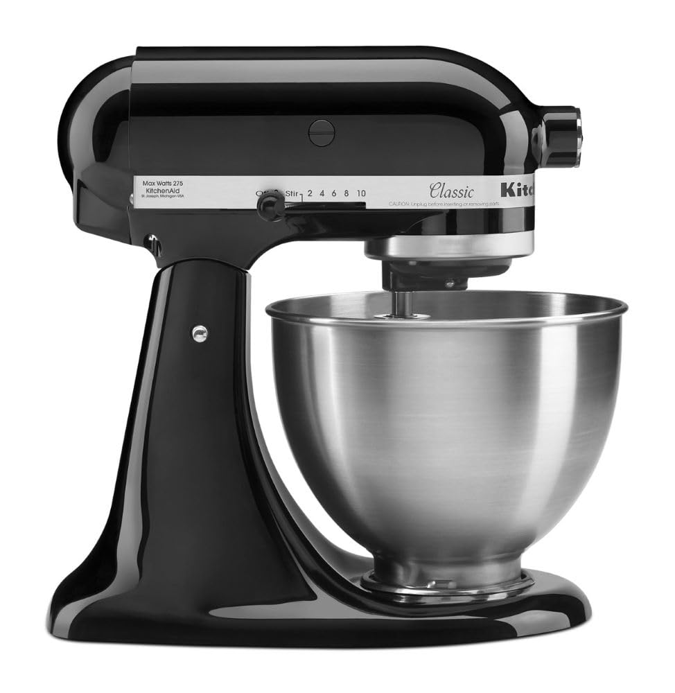 KitchenAid Artisan Series 5 Quart Tilt Head Stand Mixer with Pouring Shield KSM150PS,: KitchenAid Artisan Series 5-Quart Tilt-Head Stand Mixer - KSM150PS, Milkshake & Classic Series 4.5 Quart Tilt-Head Stand Mixer K45SS, Onyx Black