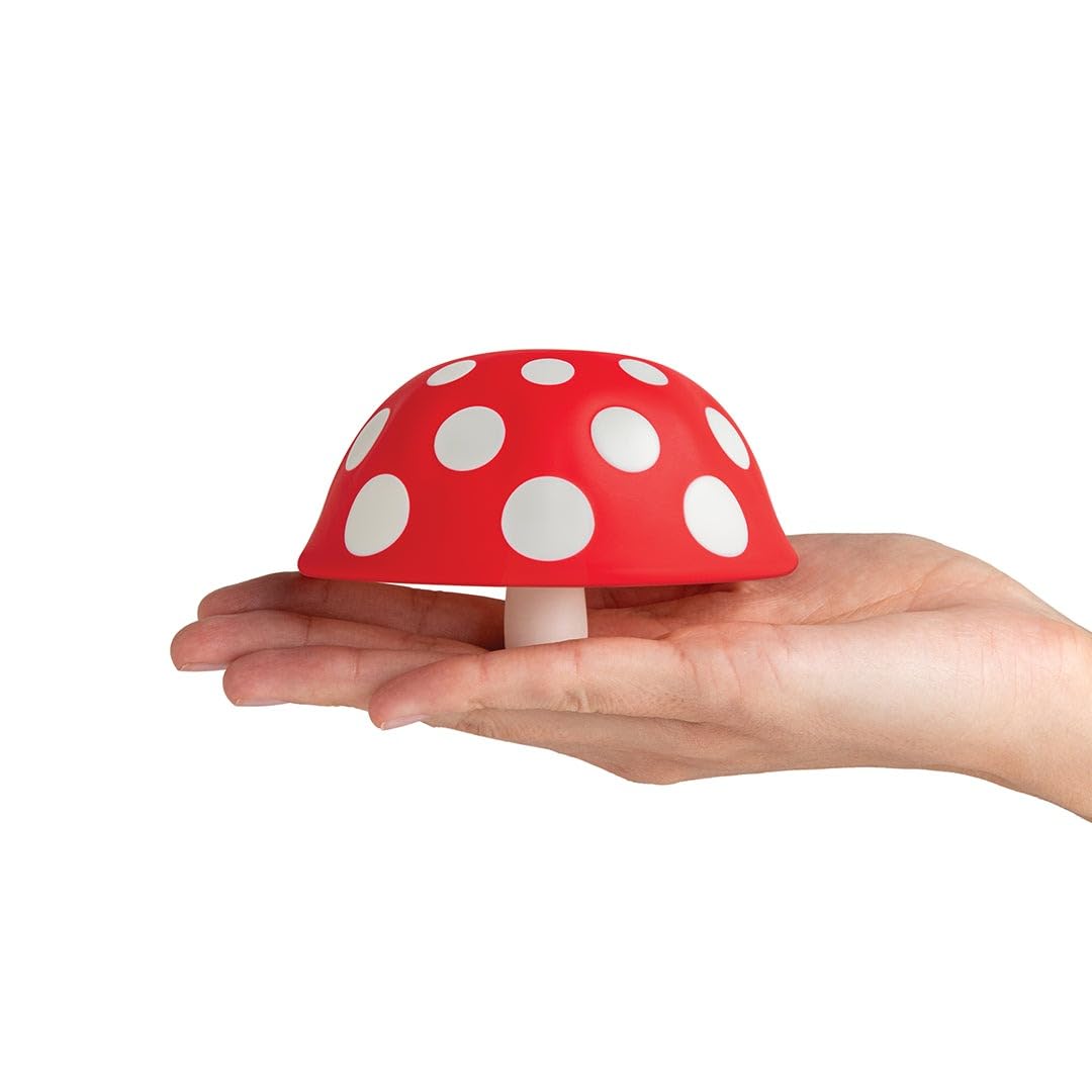 OTOTO Mushroom - Foldable Small Kitchen Funnel with Wide Mouth for Jars. Bottle Liquid Transfer - Silicone, 100% Food Safe, BPA Free, Dishwasher Safe: Magic Mushroom Xl