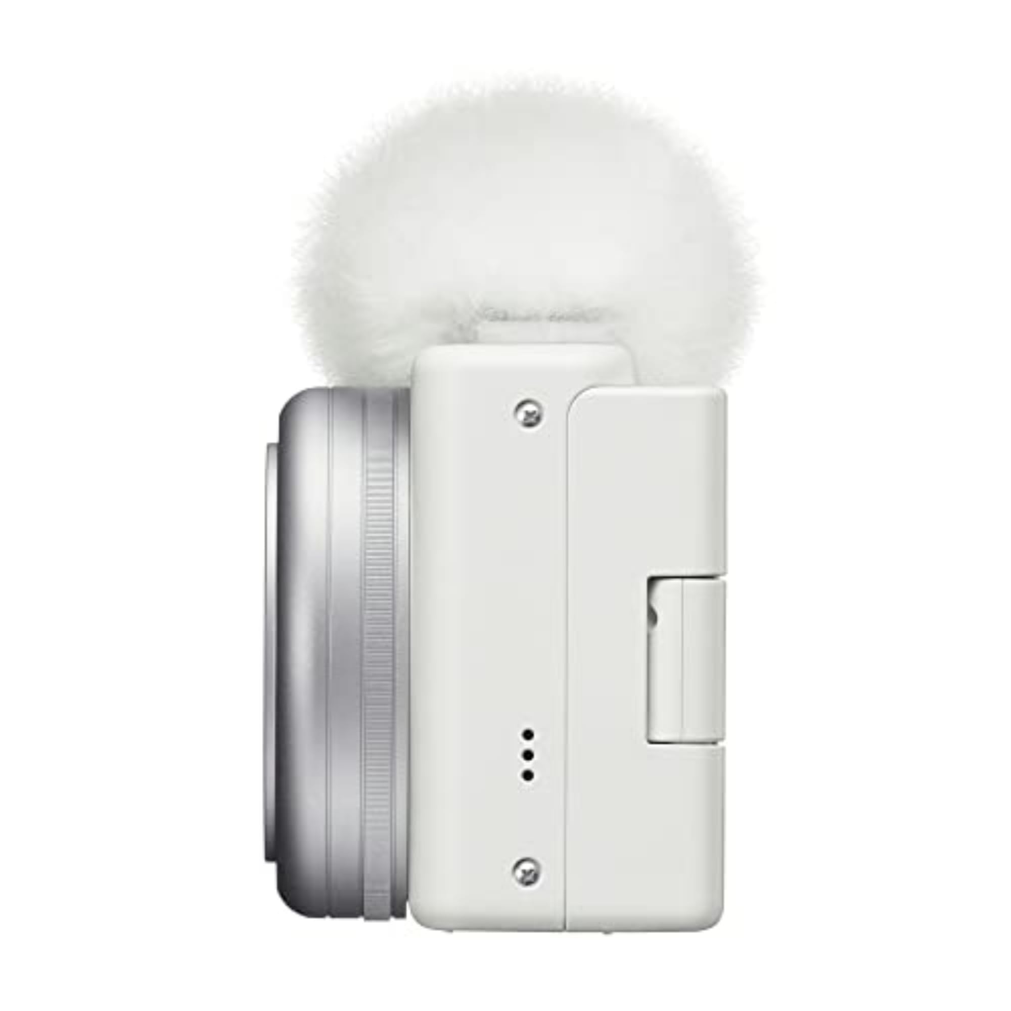 Sony ZV-1F Vlog Camera for Content Creators and Vloggers White: White Camera Only