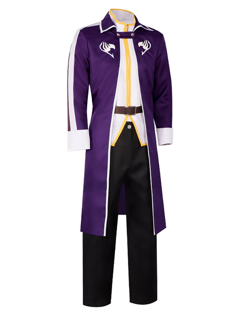 Gray Fullbuster Cosplay Costume Gray Fullbuster Outfit Purple Robe With Wig Halloween