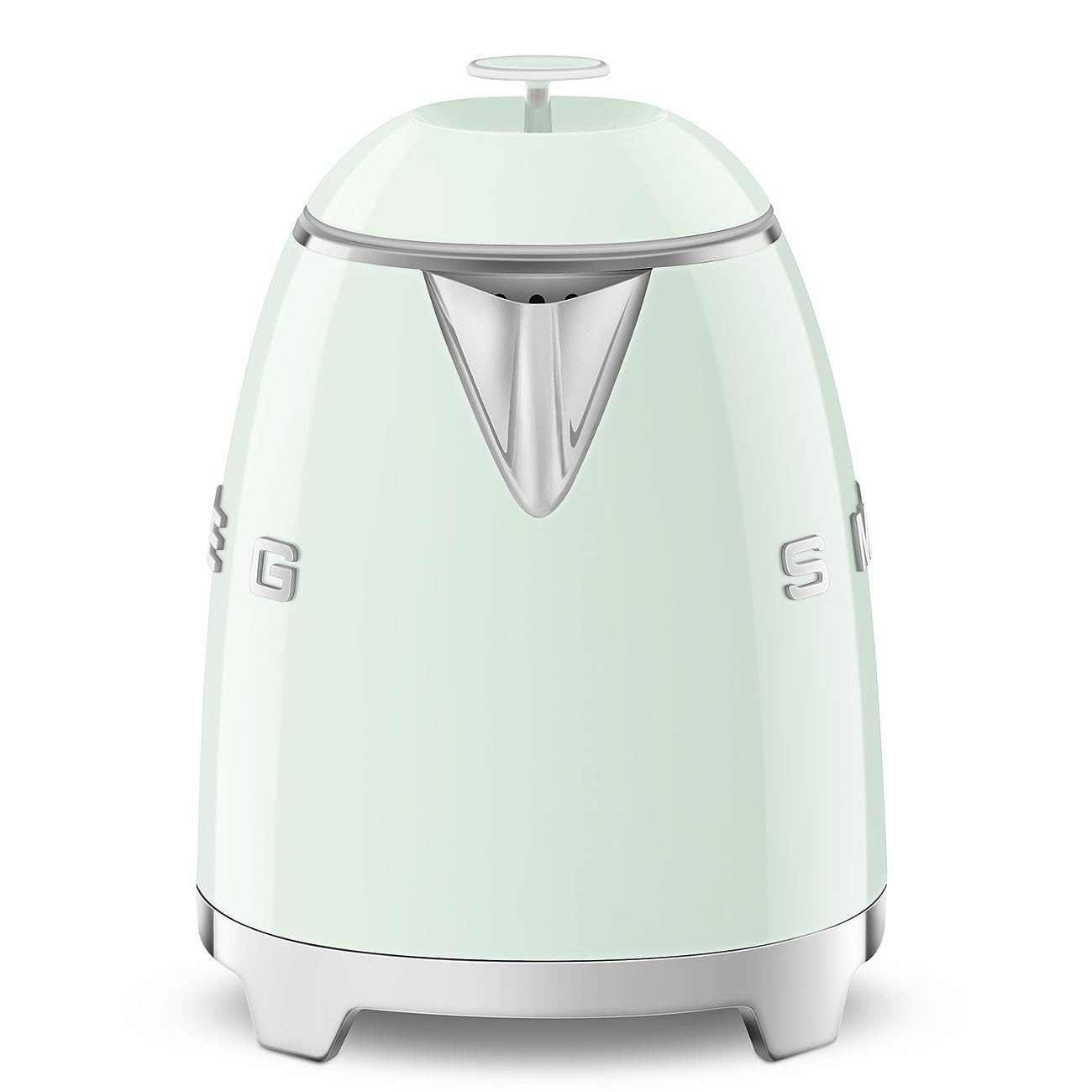 SMEG Mini 50's Retro Style 3 Cup Electric Kettle with Double Wall Anti Slip Base and Water Level Indicator (): Pastel Green
