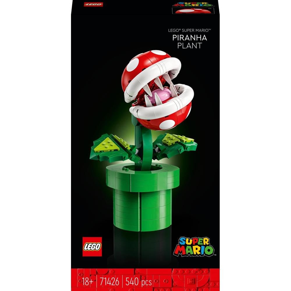 LEGO Super Mario Piranha Plant, Build and Display Super Mario Brothers Collectible for Adults and Teens, Authentically Detailed Posable Figure, Birthday Gift for Gamers and Super Mario Fans, 71426 - Image 3