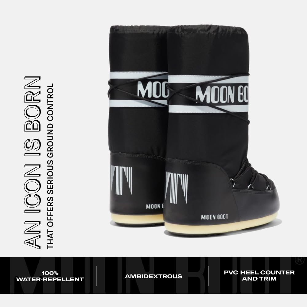 Moon Boot Icon Nylon Insulated Slip On Unisex Snow Boots thumbnail 3