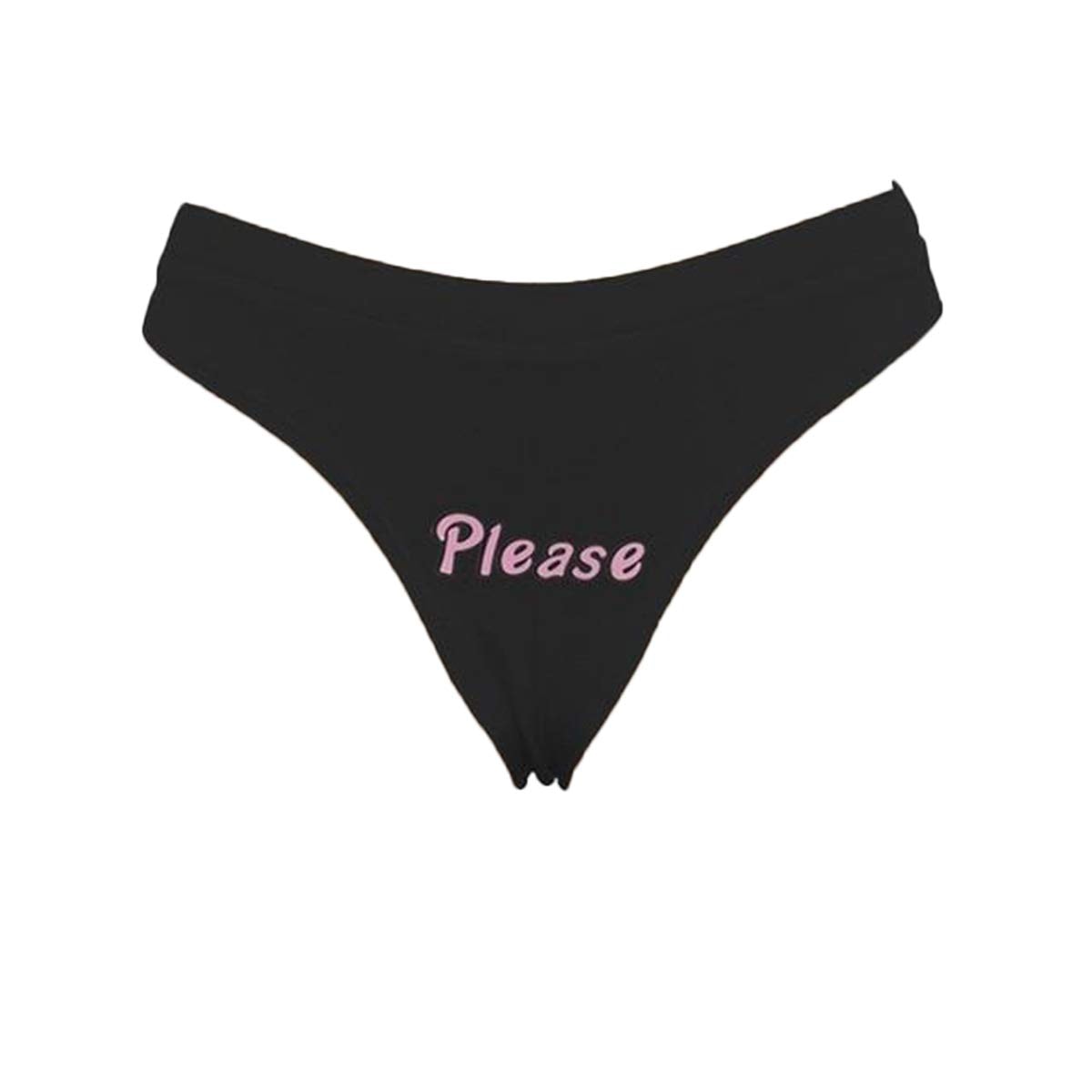 Multitrust Sexy Women Come Here Daddy Please Strappy Lingerie Set 2PCS Slutty Underwear Tank Tops and Panty Pajamas Sleepwear: Large Black