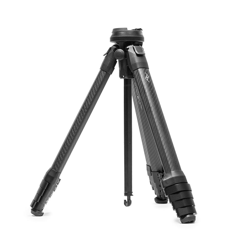 Peak Design Travel Tripod, Carbon Fiber, Compact Design, Quick Setup and Takedown, Pro-Level Stability, Ergonomic Ball Head, Compact and Portable Travel Tripod for Camera and Phone, 20 lb Capacity thumbnail 4