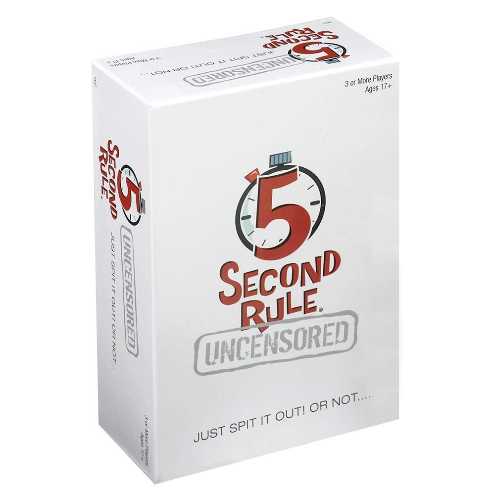 5 Second Rule Uncensored - Fun Card Game for Game Night with Friends - for Ages 17 and Up: Pack of 1
