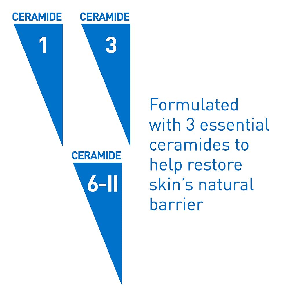 CeraVe Renewing Salicylic Acid Cleanser, Formulated With Hyaluronic Acid, Niacinamide, & Ceramides, Gentle BHA Exfoliating Face Wash Smooths & Softens Skin, Non Comedogenic & Fragrance Free, 16 Ounce: Fragrance Free 16 Fl Oz (Pack of 1)