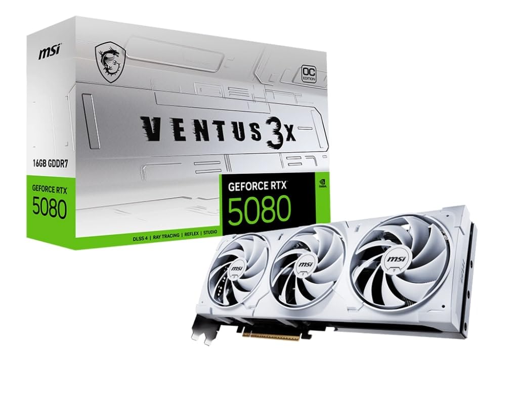 MSI GeForce  Graphics Card - RTX 4070 Ti SUPER GPU, 16GB GDDR6X (21Gbps/256-bit), PCIe 4.0 - TRI FROZR 3, RGB - HDMI 2.1, DisplayPort 1.4a