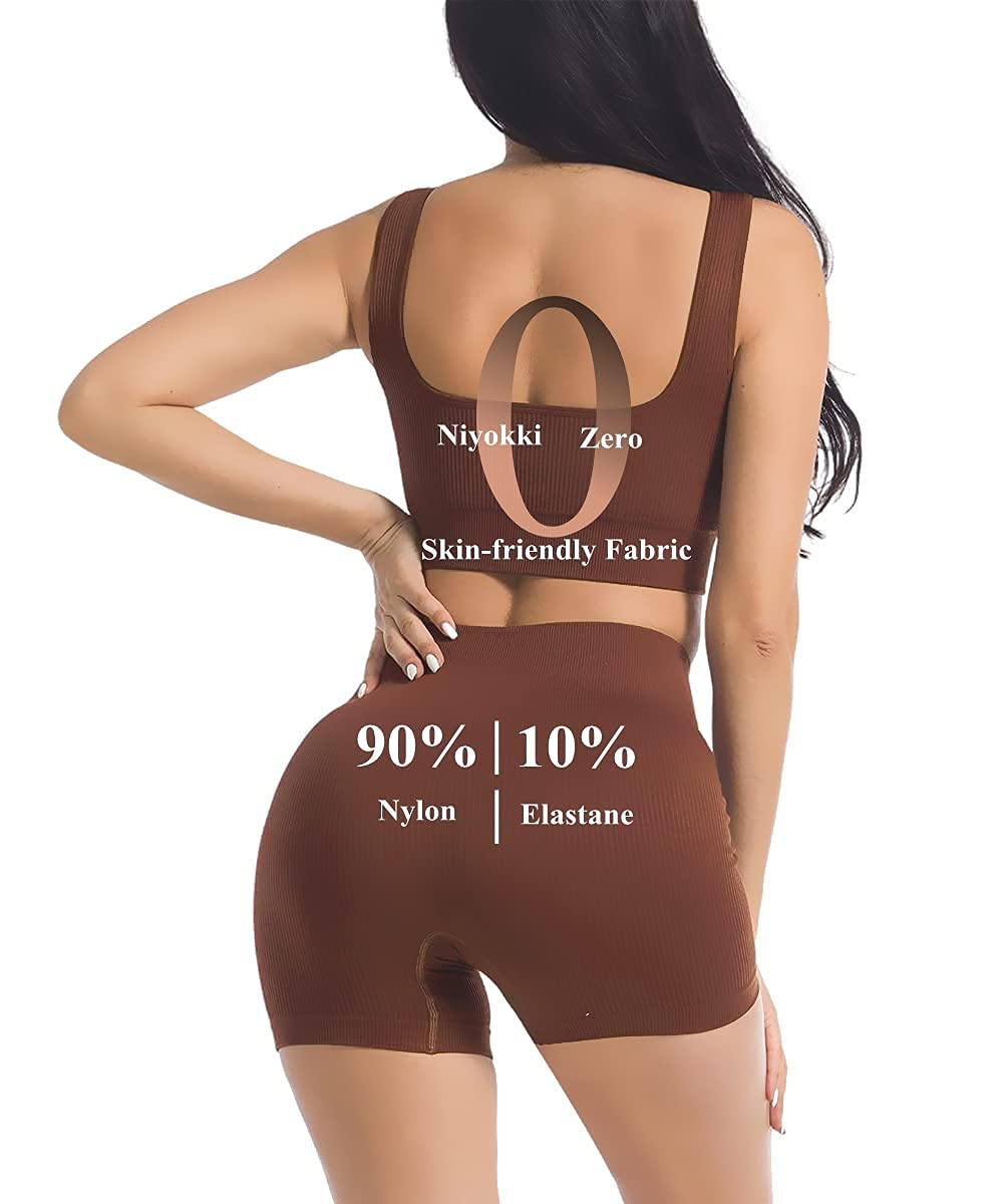 Workout Sets for Women 2 Piece, Cute YOGA Workout Set, Two Piece Workout Outfits,2 Pack: Workout Sets for Women 2 Piece, Cute YOGA Workout Set, Two Piece Workout Outfits,2 Pack