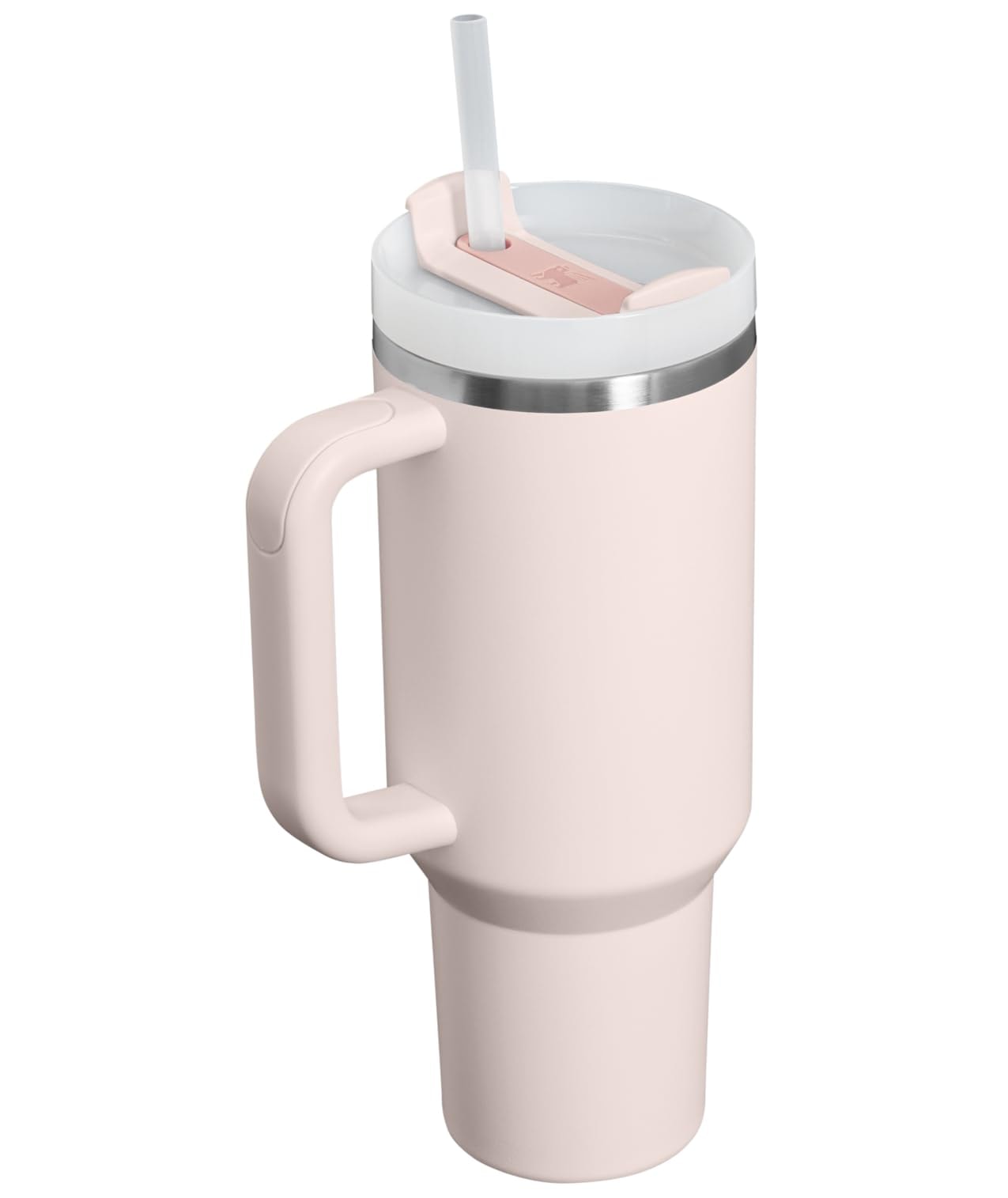 Stanley Quencher H2.0 Tumbler with Handle and Straw 30 oz | Flowstate 3-Position Lid | Cup Holder Compatible for Travel | Insulated Stainless Steel Cup | BPA-Free | Rose Quartz 2.0: 40 Ounces Rose Quartz 2.0