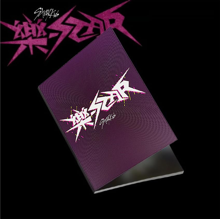 Stray Kids Album 樂-STAR Rock Star (Limited Version) 8th Mini Album with Pre-Order Benefit (1x Folded Poster & 4x Film Photocards)