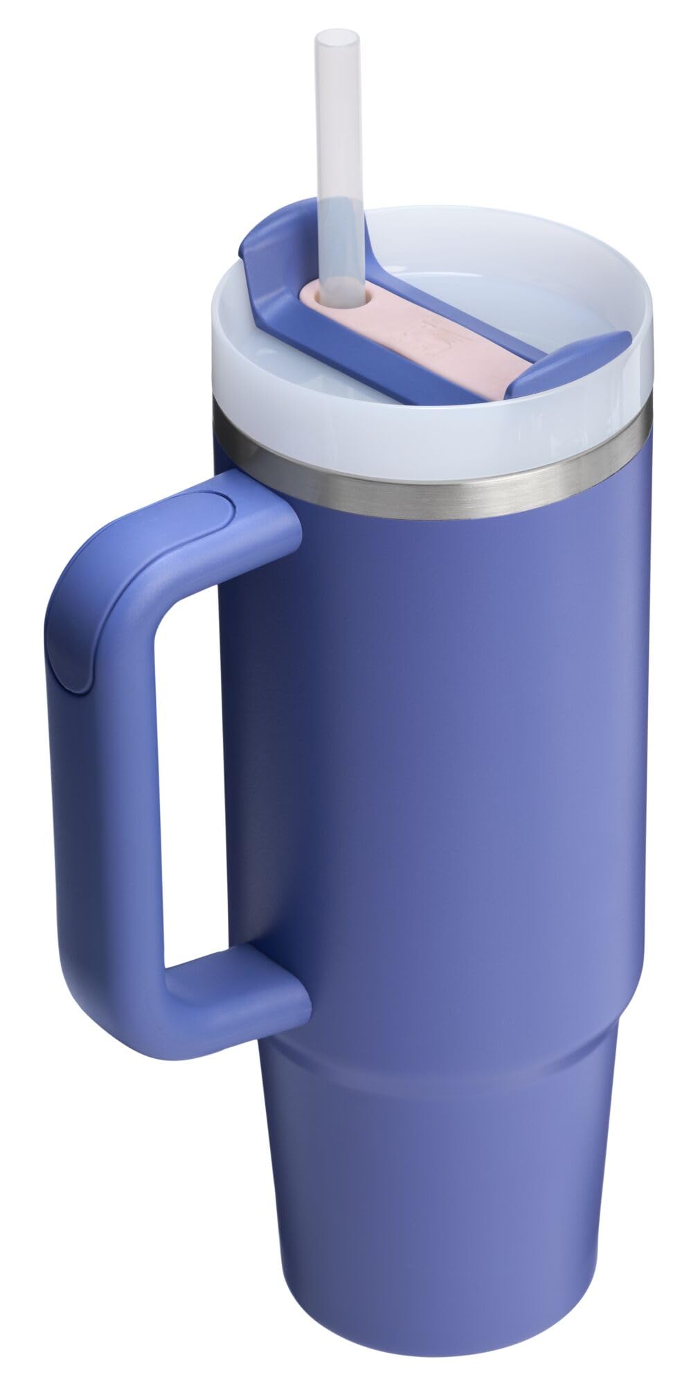 Stanley Quencher H2.0 Tumbler with Handle and Straw 30 oz | Flowstate 3-Position Lid | Cup Holder Compatible for Travel | Insulated Stainless Steel Cup | BPA-Free | Rose Quartz 2.0: 30 Ounces Exclusive Lupine
