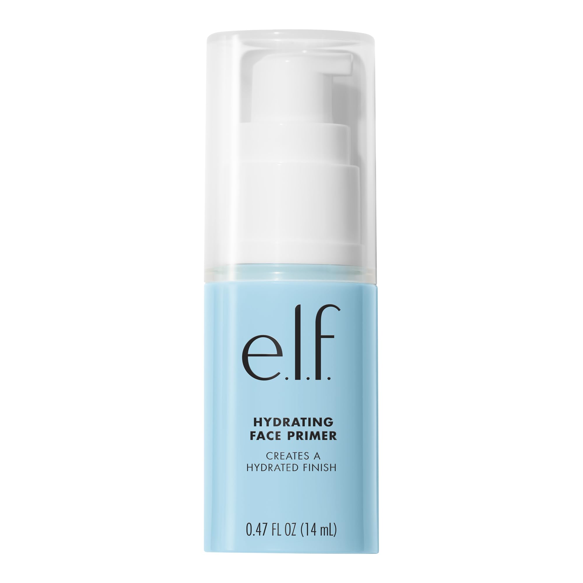e.l.f. Hydrating Face Primer, Makeup Primer For Flawless, Smooth Skin & Long-Lasting Makeup, Fills In Pores & Fine Lines, Vegan & Cruelty-free, Small: 0.47 Ounce (Pack of 1)