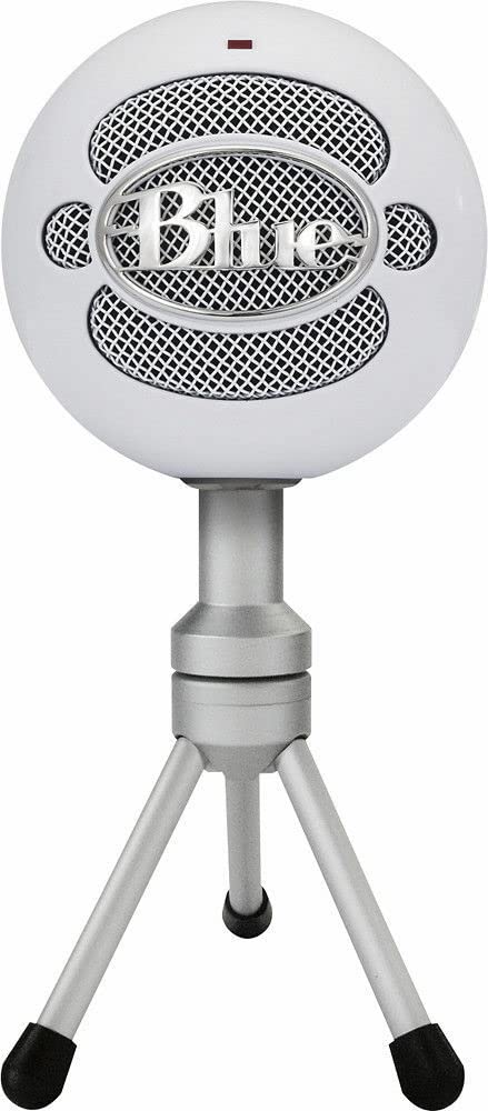 Logitech for Creators Blue Snowball iCE USB Microphone - White: Logitech for Creators Blue Snowball iCE USB Microphone - White