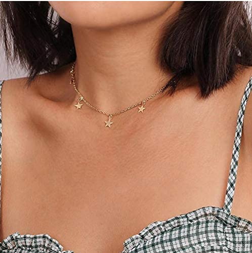 YANCHUN Choker Necklace for Women Layered Necklaces Stack Dainty Necklace Jewelry Layering Beach Pendant Charm Necklaces Trendy Gifts for Women thumbnail 3