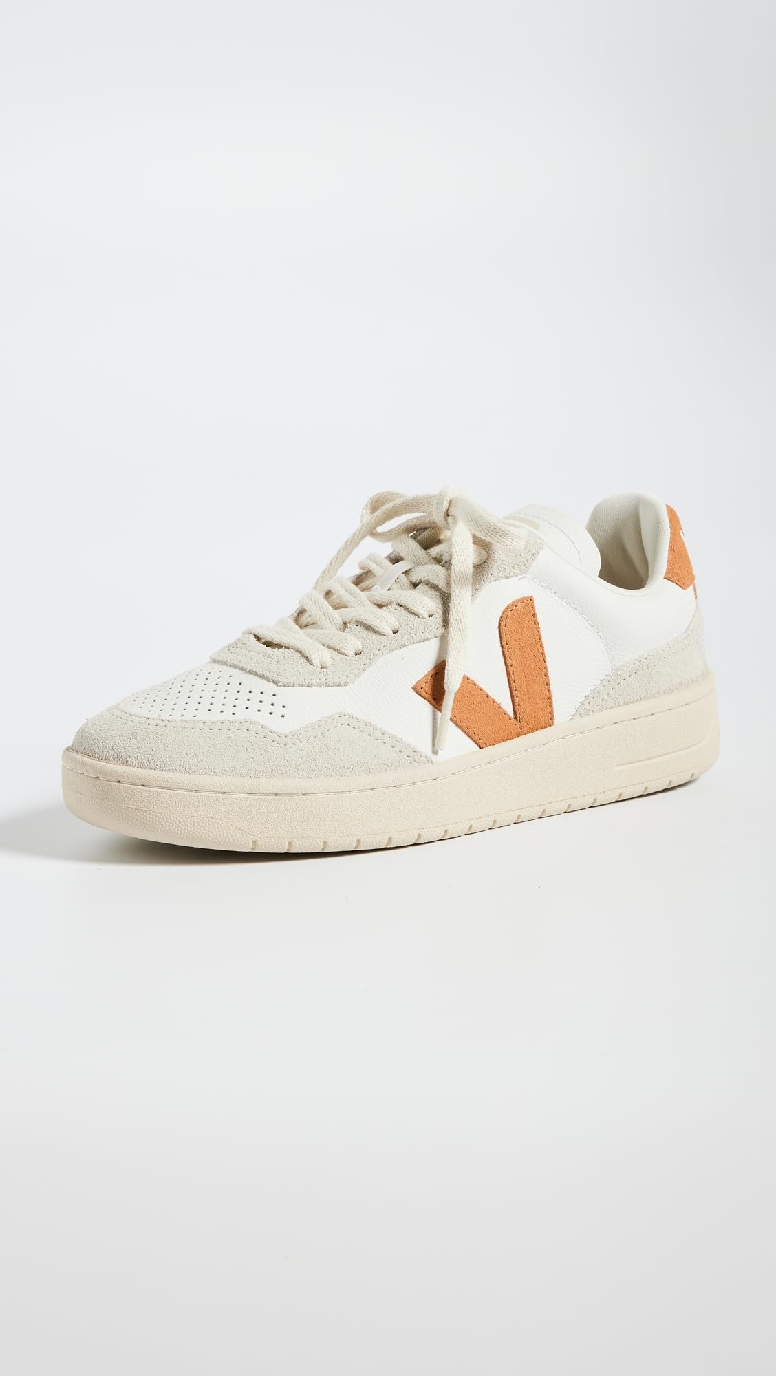 Veja Women's V-90 Sneakers: 7 Extra White Umber