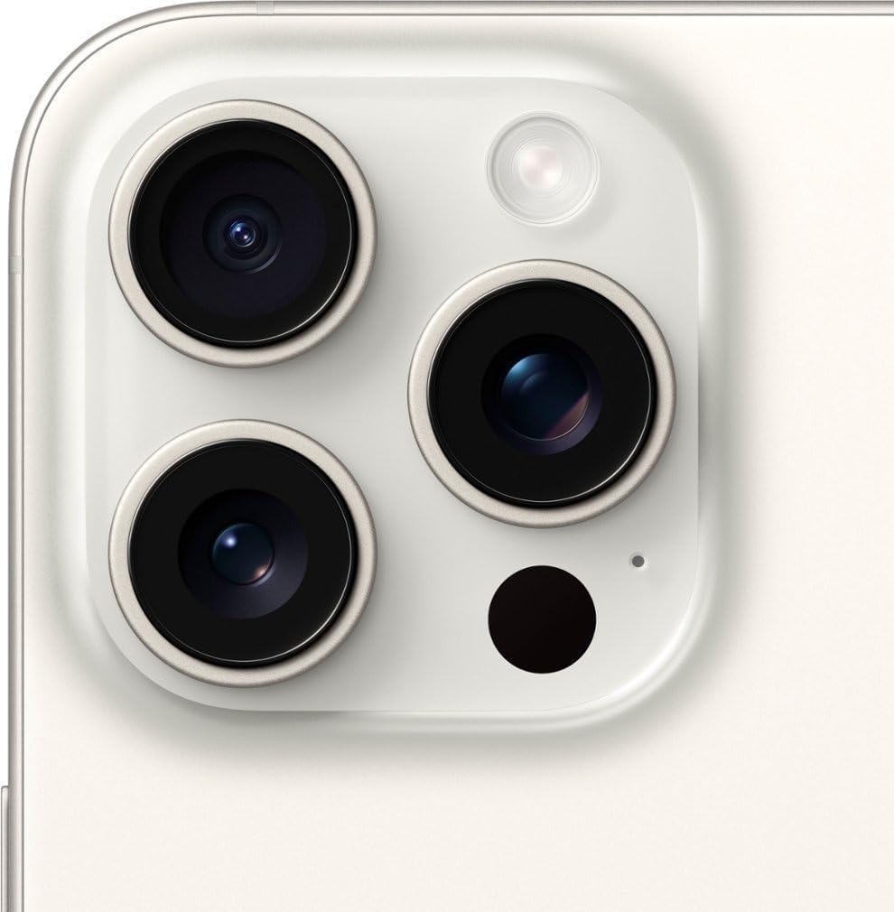 Apple iPhone 15 Pro, 1TB, White Titanium - AT&T (Renewed Premium)