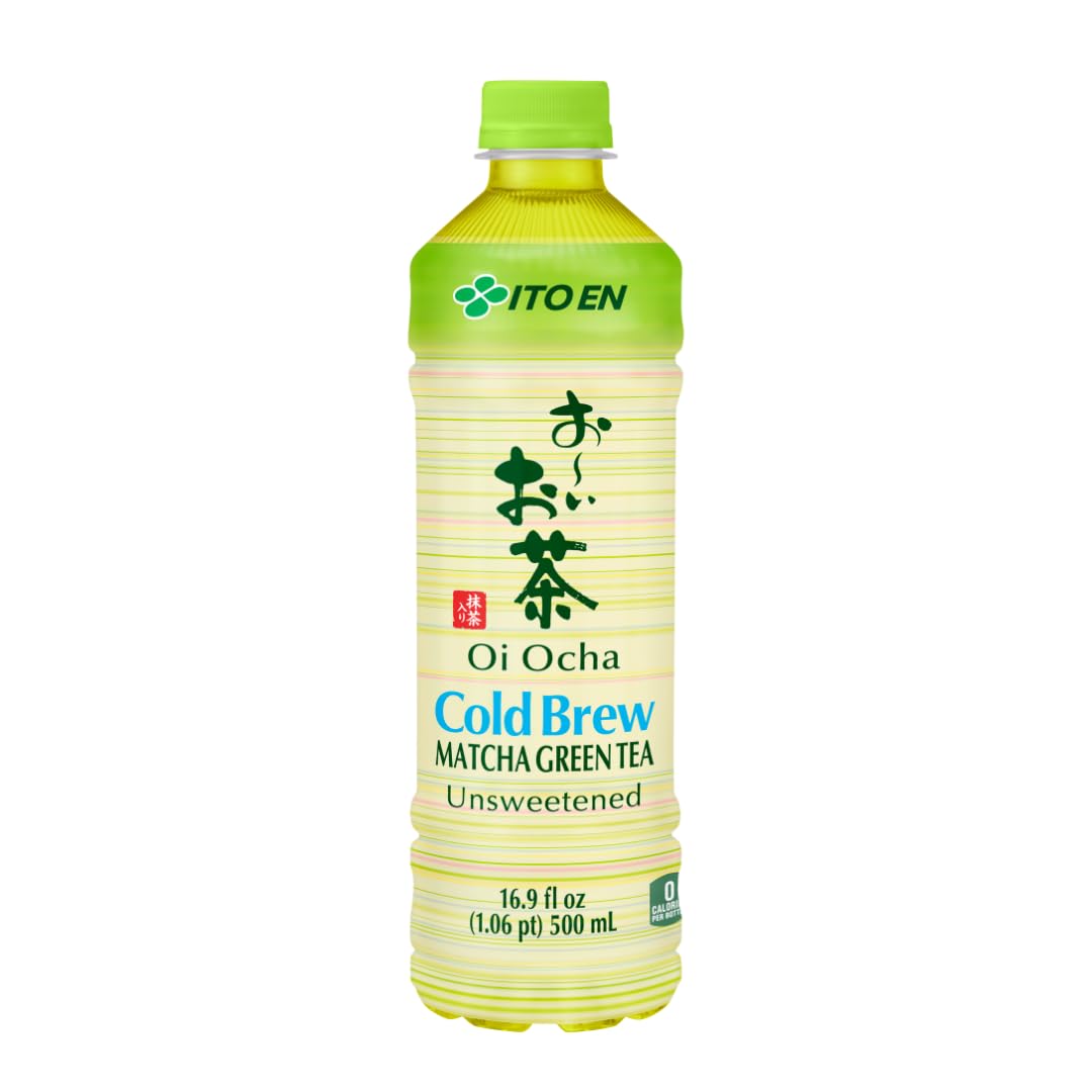 Ito En Tea Oi Ocha Green Tea, Unsweetened, 16.9 Ounce (Pack of 12): Matcha Green Tea 16.9 Ounce (Pack of 12)