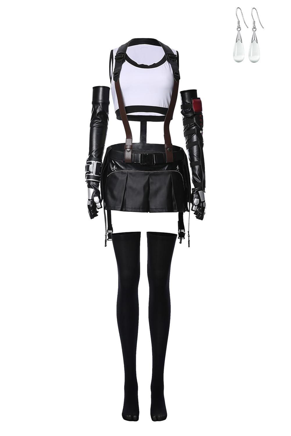 COSTHAT Womens Cosplay Costume Outfit Halloween Black Uniform: Large