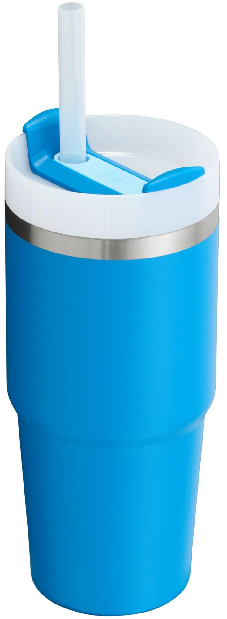 Stanley Quencher H2.0 Tumbler with Handle and Straw 30 oz | Flowstate 3-Position Lid | Cup Holder Compatible for Travel | Insulated Stainless Steel Cup | BPA-Free | Rose Quartz 2.0: 14 Ounces Azure