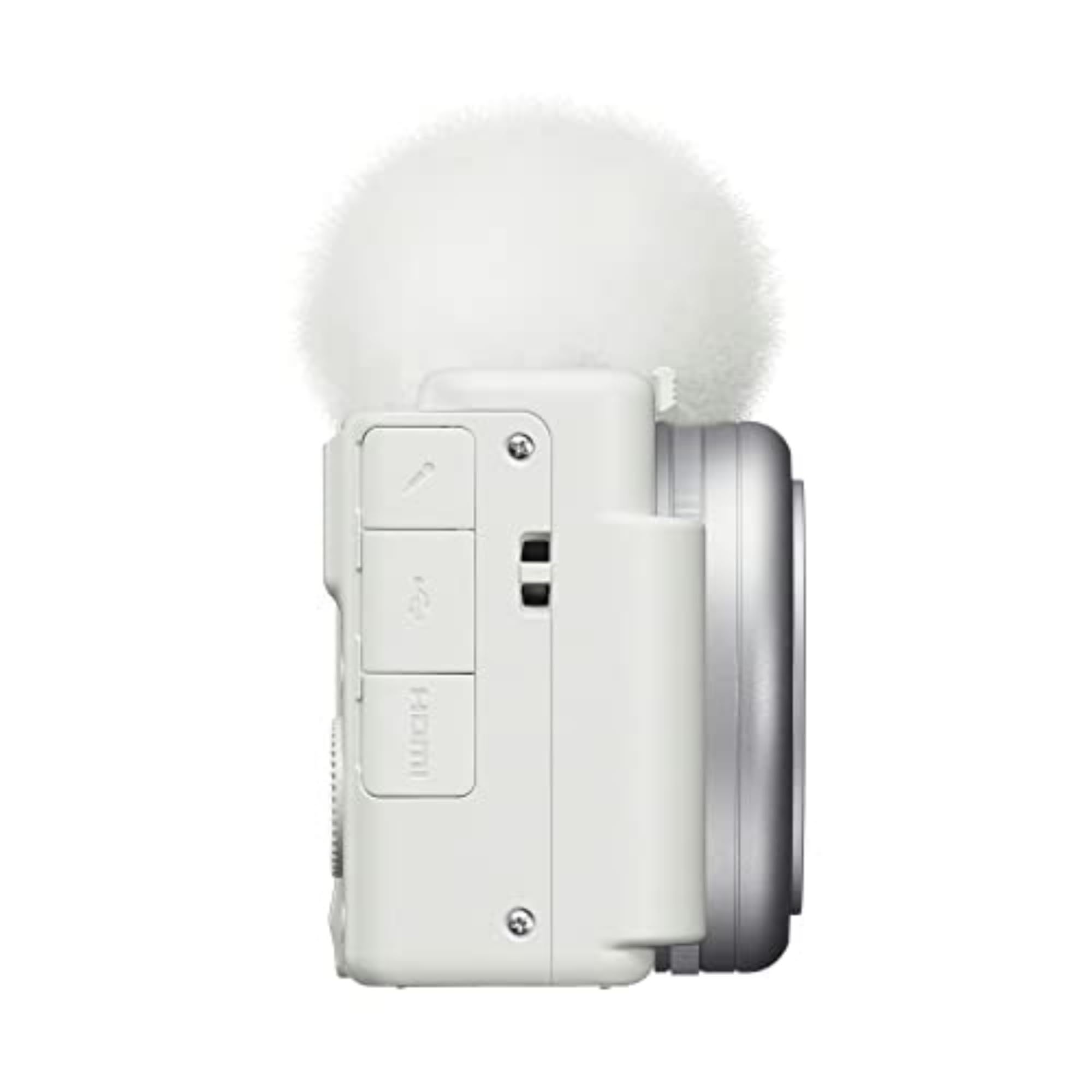 Sony ZV-1F Vlog Camera for Content Creators and Vloggers White: White Camera Only