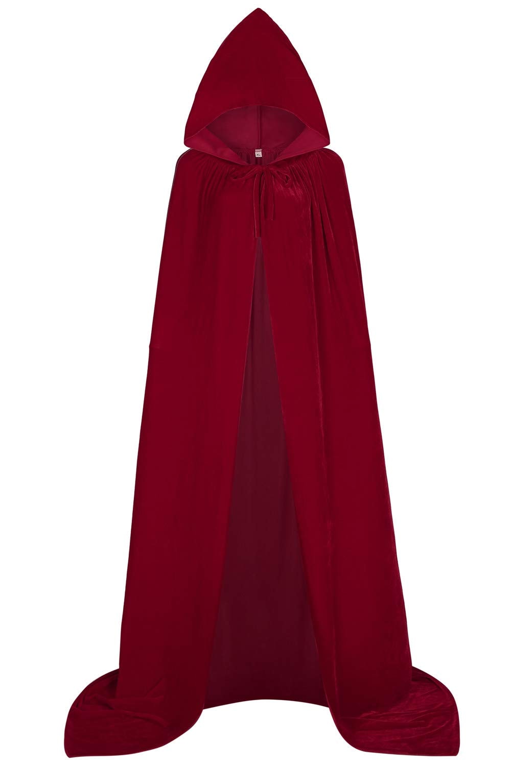 ALIZIWAY Hooded Cape Plus Size Deluxe Velvet Cosplay Cloak with Hood for Adults Halloween Christmas