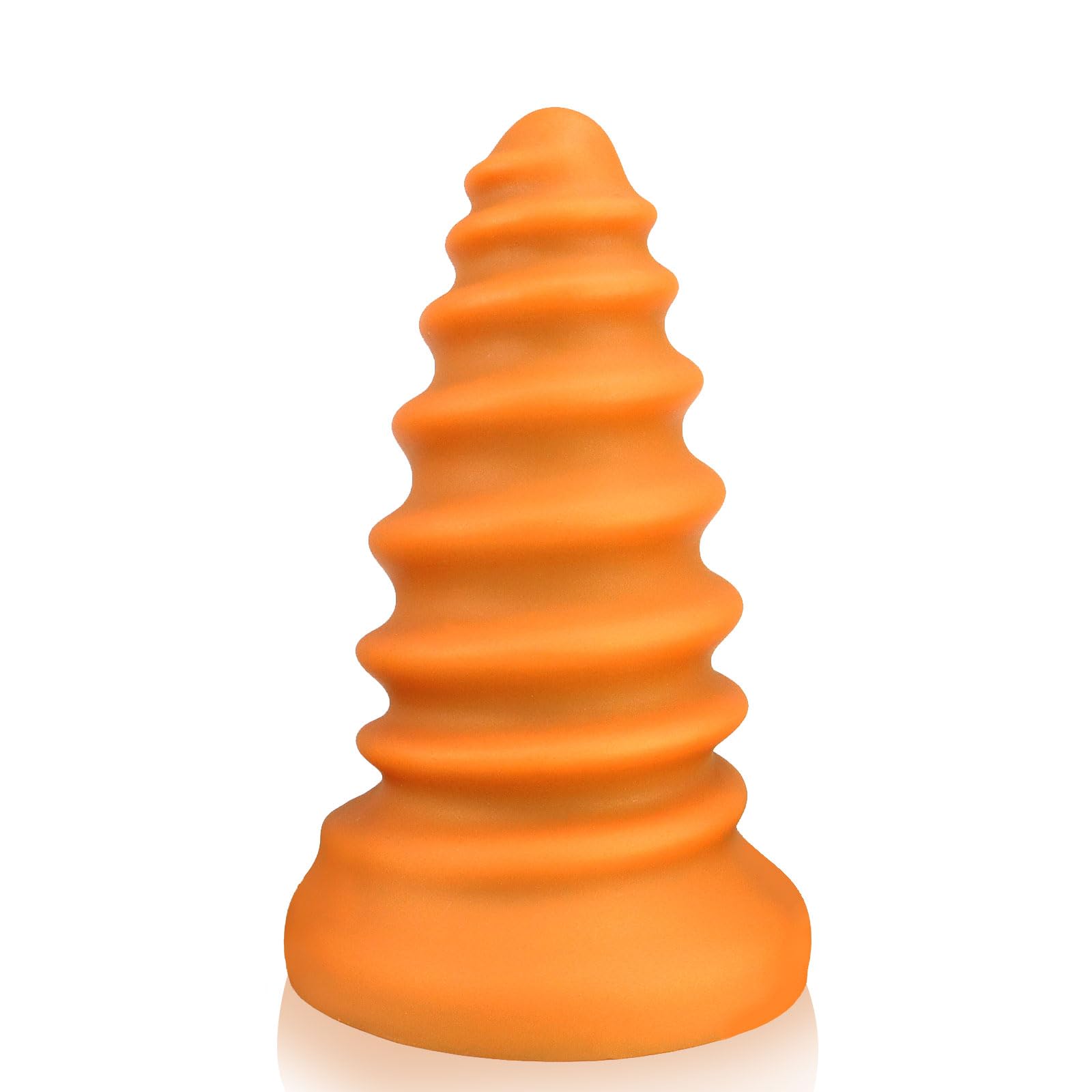 TaRiss's Silicone Anal Plug with Suction Base for Hands-Free Play Thick Butt Plug Dildo for Anal Training Prostate G-spot Stimulation Screw Shape Fantasy Adult Sex Toy for Advanced Players  8.66’’: XL