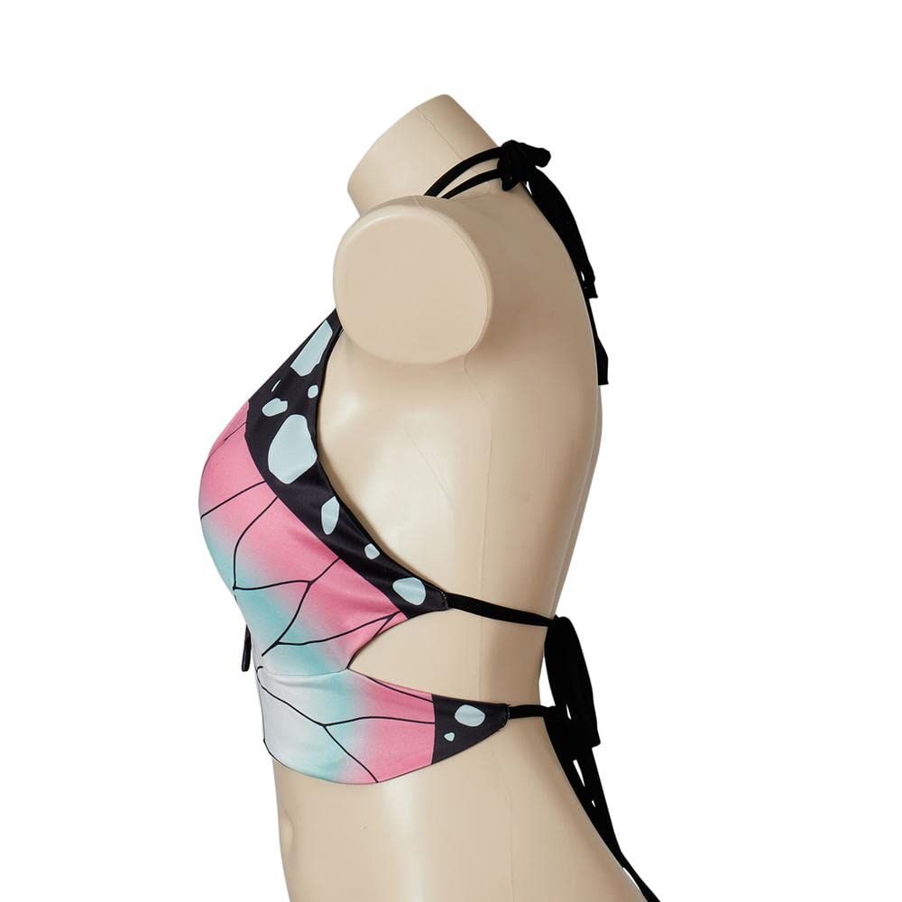 iSHOWcos Anime Women's Halter Necktie Swimsuit Top: Small