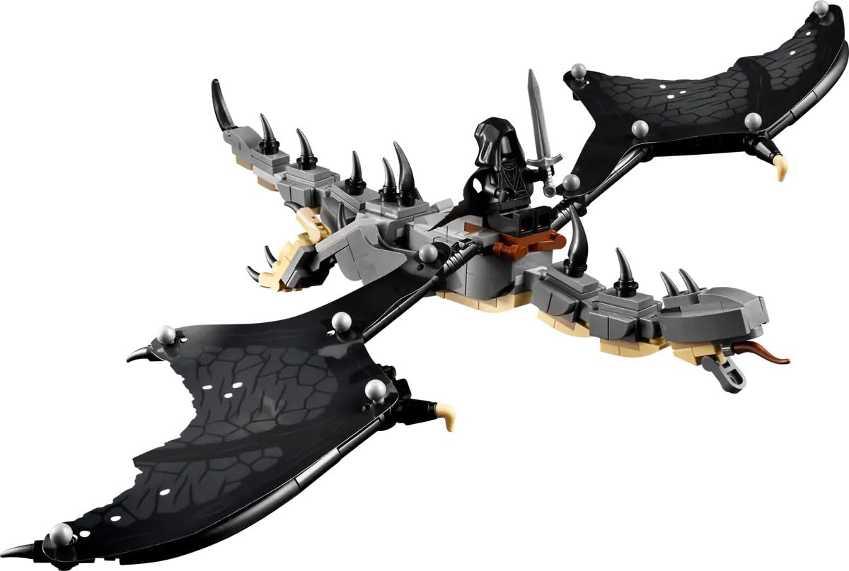 LEGO Icons The Lord of The Rings Fell Beast 40693 Building Set for Adults, Featuring Nazgûl Minifigure and Osgiliath Display, 269 Pieces