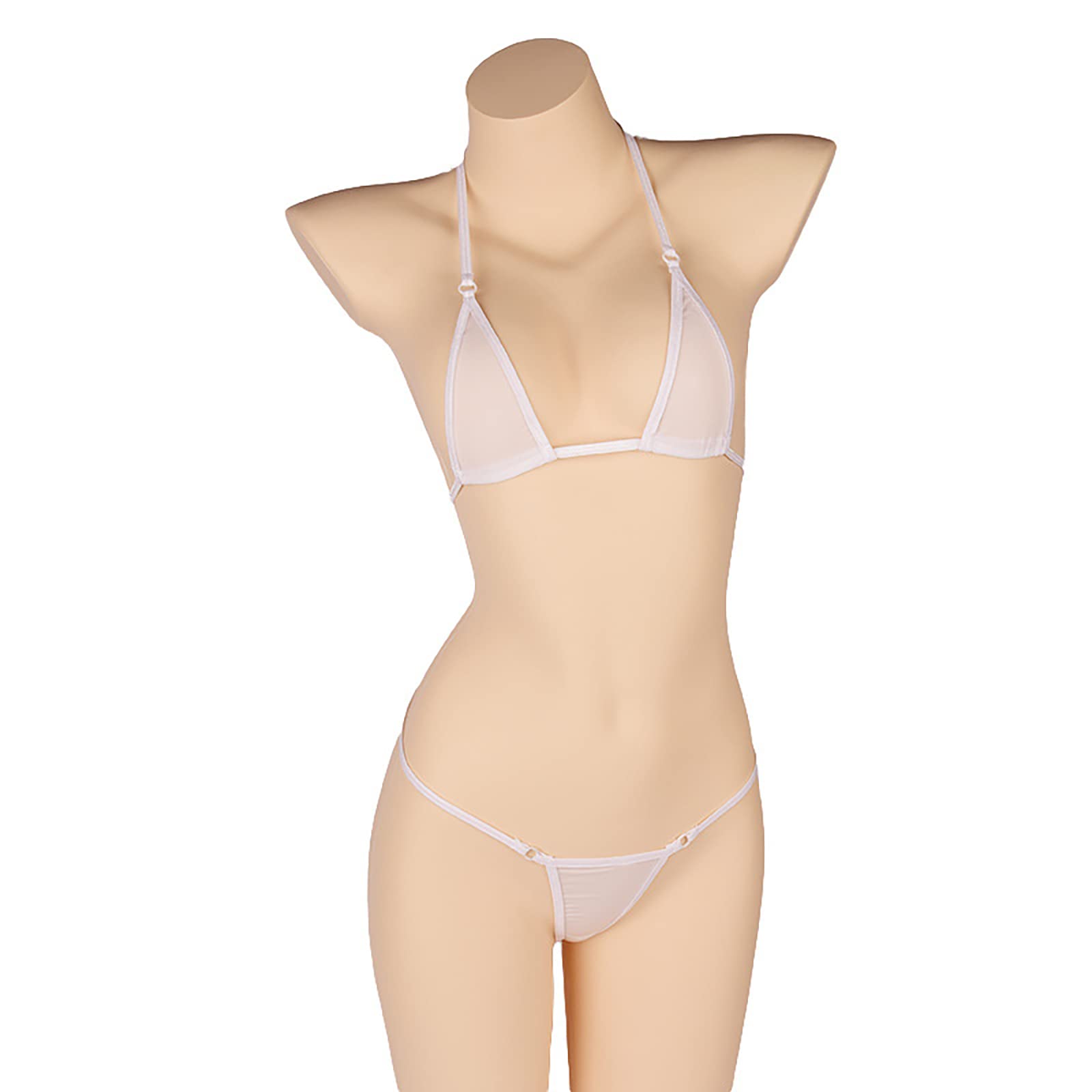 LinvMe Women's Extreme Sexy Hot Silk Micro Bikinis Set Mini Thong Swimwear
