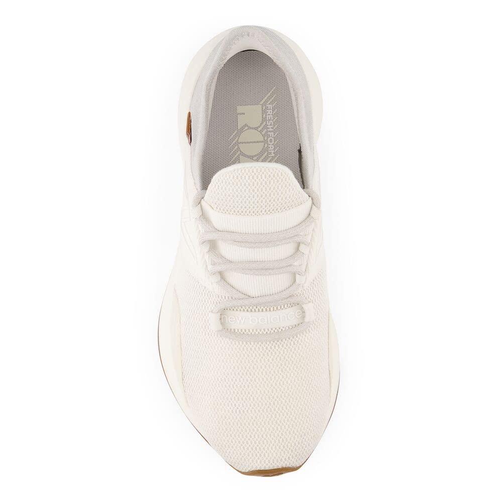 New Balance Women's Fresh Foam Roav' Road Running Shoe: Paper White/Gum 8.5