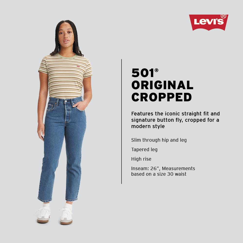 Levi's Women's Premium 501 Crop Jeans thumbnail 4