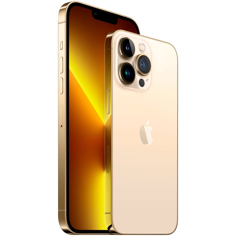 Apple iPhone 13 Pro Max, 256GB, Sierra Blue - Unlocked (Renewed): 1TB Gold Verizon Renewed
