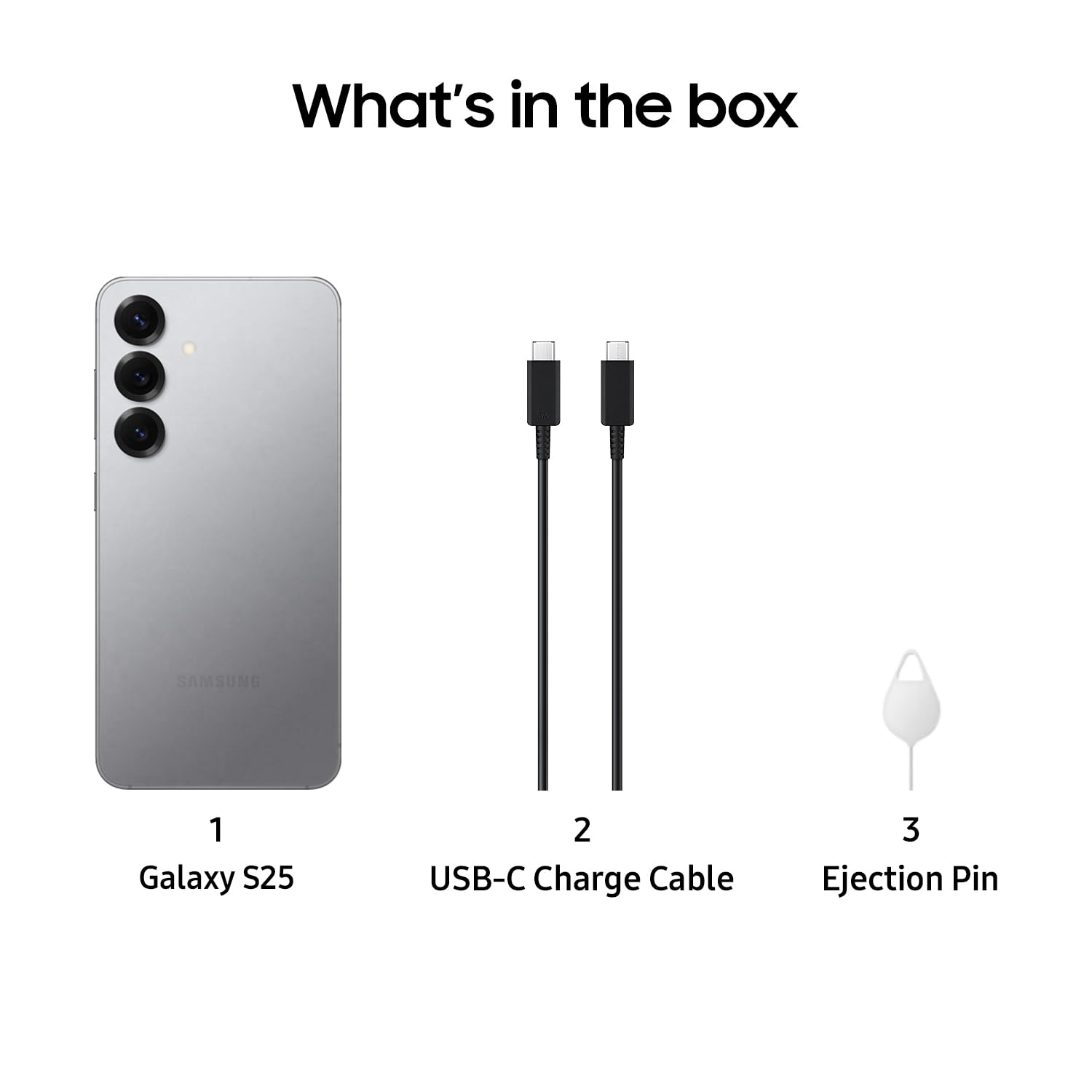 Samsung Galaxy S25 Ultra, 512GB Smartphone, Unlocked Android, AI Night Mode Camera, Snapdragon 8 Elite Fast Processor, 5000mAh Battery, Built-in S Pen, 2025, US 1 Yr Warranty, Titanium Black: SAMSUNG Galaxy S25 Cell Phone + $100 Amazon Gift Card, 256GB AI Smartphone, Unlocked Android, Night Video, 50MP AI Camera, Fast Processor, ProScaler Display, Long Battery Life, 2025, Silver Shadow