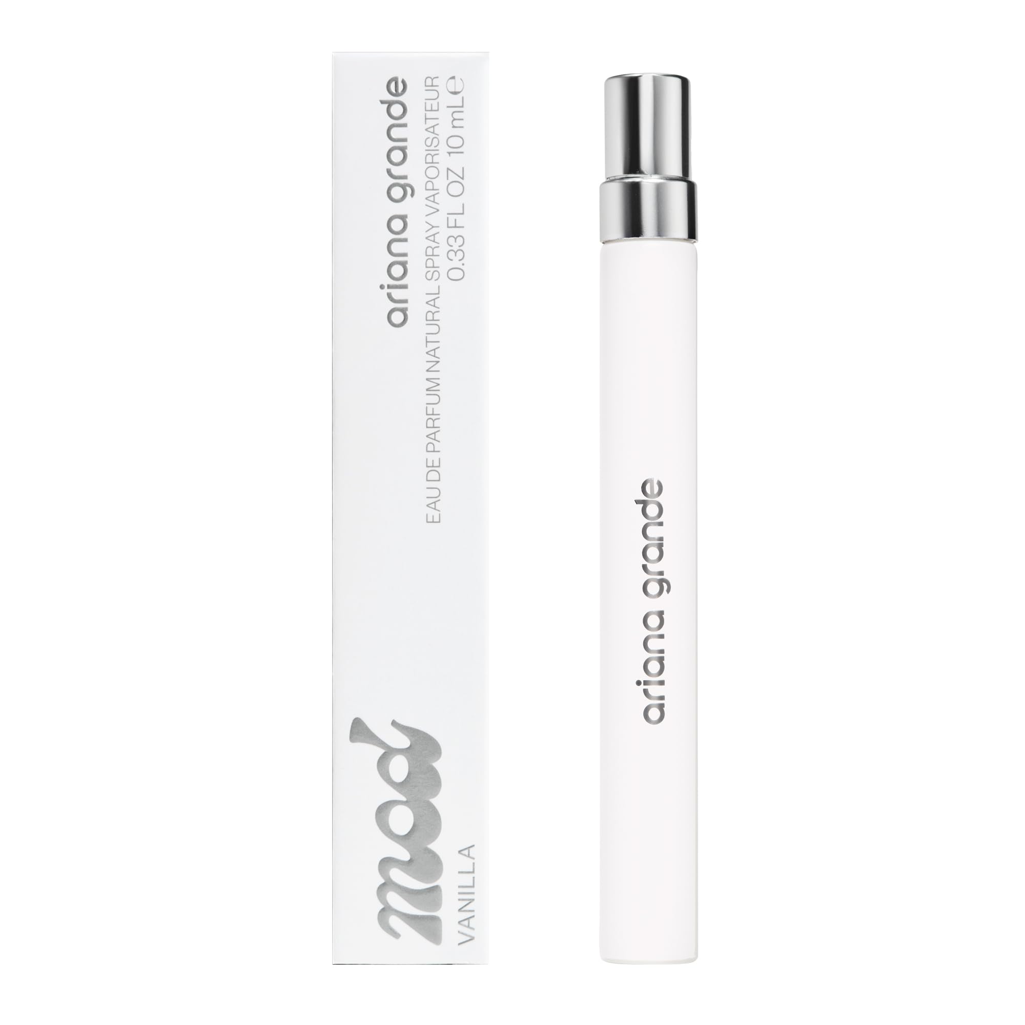 Ariana Grande MOD Vanilla Eau De Parfum – Gourmand Musk Fragrance for Women – Women's Perfume with Notes of Vanilla, Cocoa Butter, Plum & Jasmine: 0.33 Fl Oz (Pack of 1)
