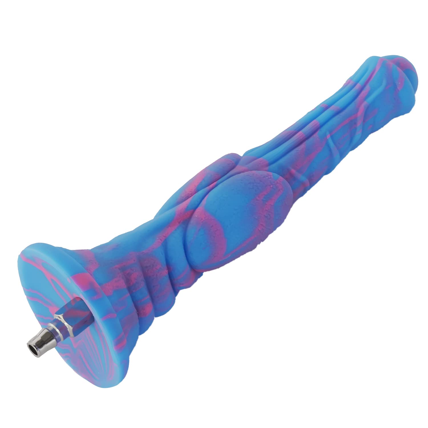 FREDORCH Realistic Silicone Dildo for Sex Machine Vac-U-Lock with Quick Air Connector Device User (Blue, 21.8cm/8.58nch): blue 30cm/11.8 Inch
